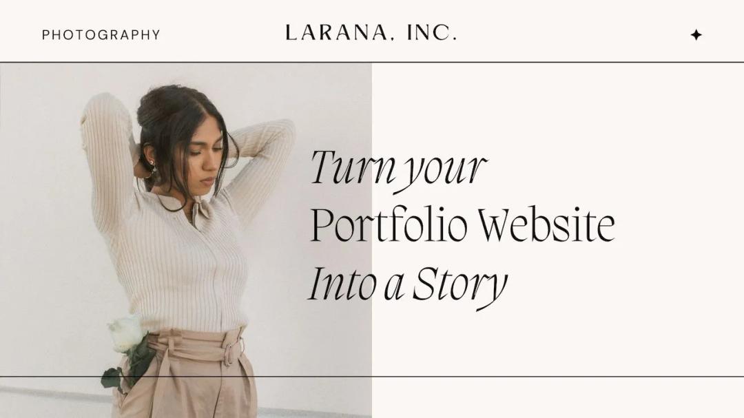 Turn Your Photography Portfolio Website into an Unforgettable Story