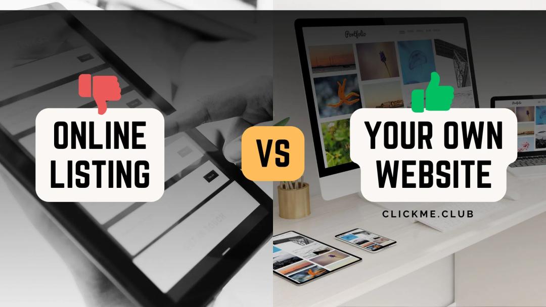 Online Listing vs Your Own Website for Photographers
